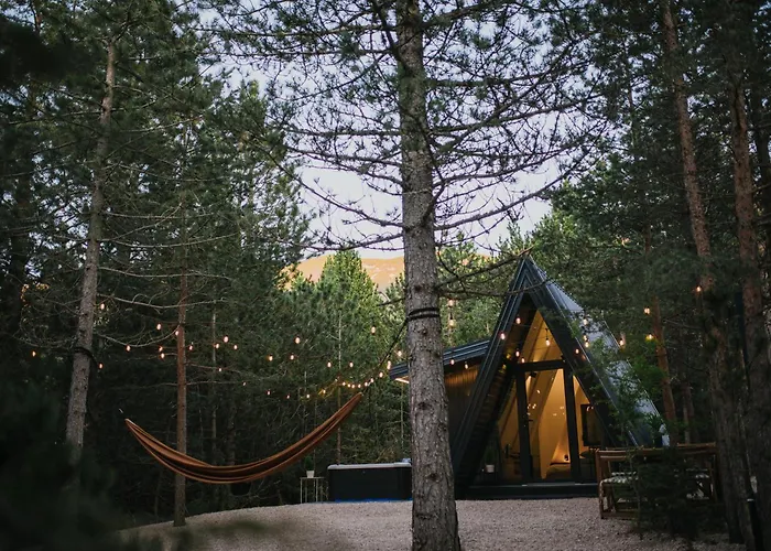 בקתה Pinelle Blidinje A-frame House *