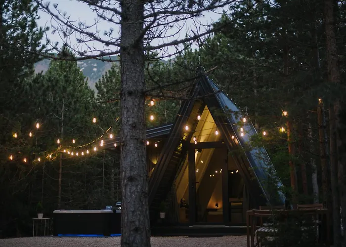 בקתה Pinelle Blidinje A-frame House Risovac